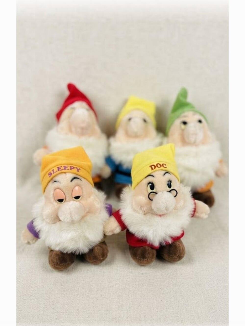 Snow White dwarfs plushie Toy Set of five